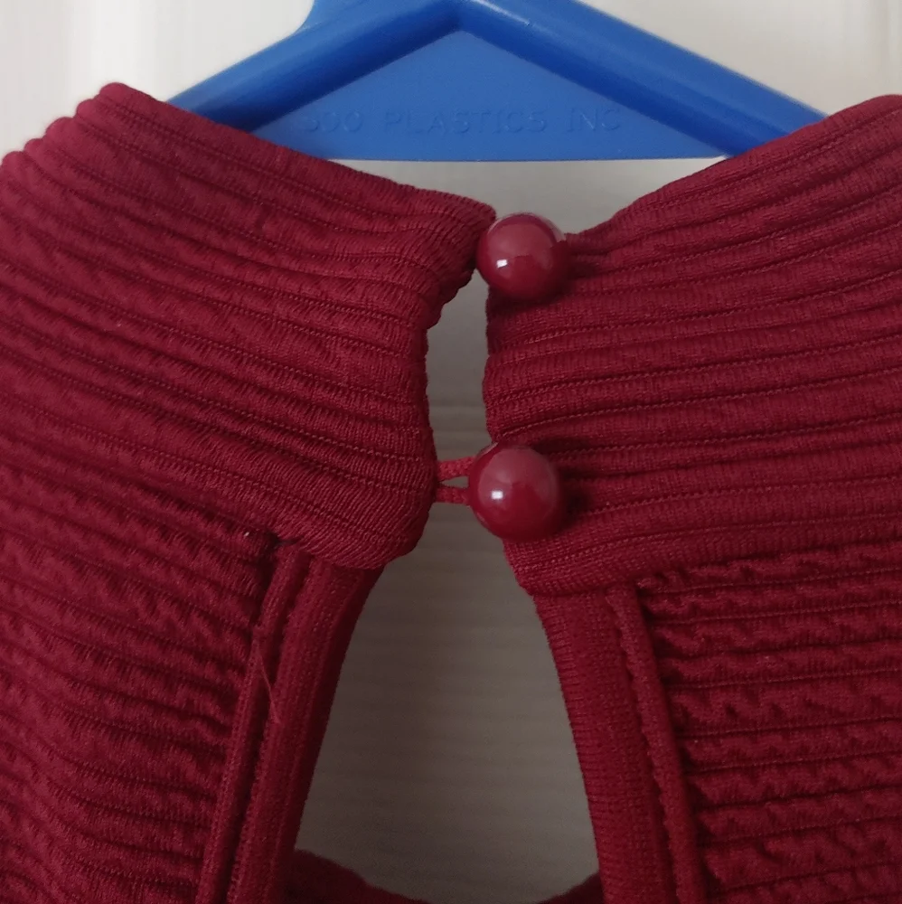 Jacquard textured bodycon mini dress - Picture 7 of 8